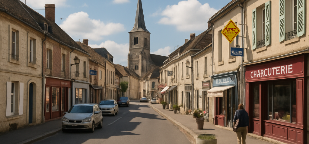 Sample answer – compare and contrast pictures – towns and different places