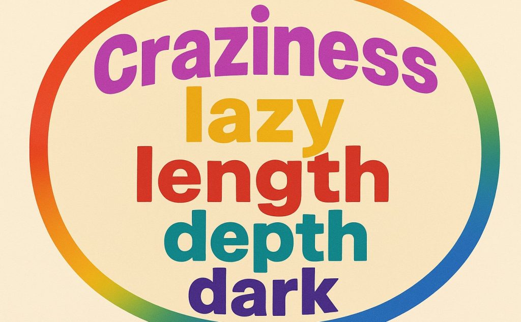 WF – adjectives to nouns – regular and irregular forms